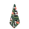 Zig Zag Tropical Pattern Print Hand Towel