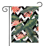 Zig Zag Tropical Pattern Print House Flag