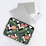 Zig Zag Tropical Pattern Print Laptop Sleeve