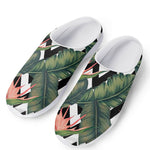 Zig Zag Tropical Pattern Print Mesh Casual Shoes