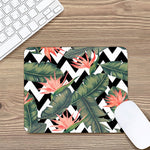 Zig Zag Tropical Pattern Print Mouse Pad