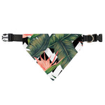 Zig Zag Tropical Pattern Print Over The Collar Dog Bandana