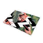 Zig Zag Tropical Pattern Print Pet Cooling Mat Cover