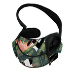 Zig Zag Tropical Pattern Print Pet Sling Carrier