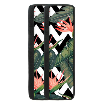 Zig Zag Tropical Pattern Print Refrigerator Handle Covers