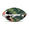 Zig Zag Tropical Pattern Print Rugby Ball