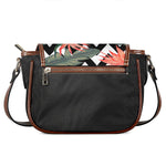 Zig Zag Tropical Pattern Print Saddle Bag