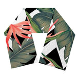 Zig Zag Tropical Pattern Print Scarf
