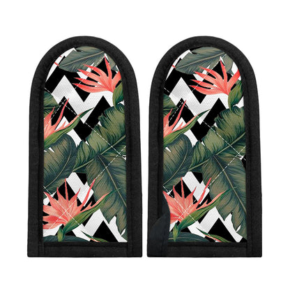 Zig Zag Tropical Pattern Print Skillet Handle Cover