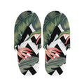 Zig Zag Tropical Pattern Print Slippers