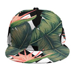 Zig Zag Tropical Pattern Print Snapback Cap