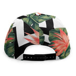 Zig Zag Tropical Pattern Print Snapback Cap