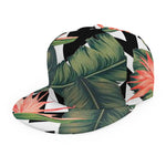 Zig Zag Tropical Pattern Print Snapback Cap