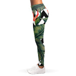 Zig Zag Tropical Pattern Print Women's Leggings