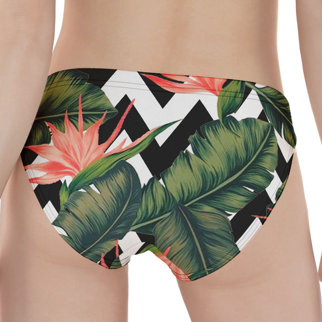 Zig Zag Tropical Pattern Print Women's Panties