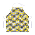 Zigzag Banana Pattern Print Adjustable Apron