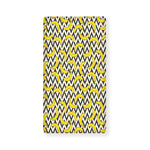 Zigzag Banana Pattern Print Baby Crib Sheet