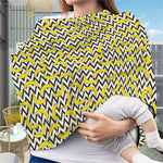 Zigzag Banana Pattern Print Baby Seat Cover