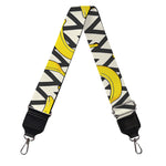 Zigzag Banana Pattern Print Bag Strap