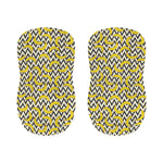 Zigzag Banana Pattern Print Bar Stool Covers