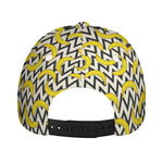 Zigzag Banana Pattern Print Baseball Cap
