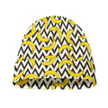 Zigzag Banana Pattern Print Beanie