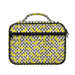 Zigzag Banana Pattern Print Briefcase Bible Bag