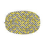 Zigzag Banana Pattern Print Car Side Mirror Covers