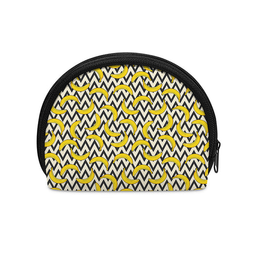 Zigzag Banana Pattern Print Coin Purse