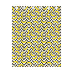 Zigzag Banana Pattern Print Curtain