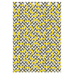 Zigzag Banana Pattern Print Curtain