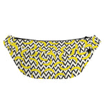 Zigzag Banana Pattern Print Fanny Pack