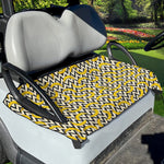 Zigzag Banana Pattern Print Golf Cart Seat Cover