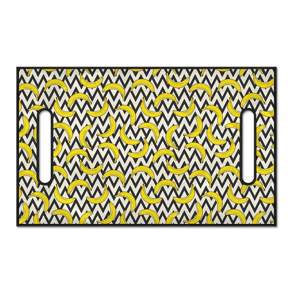 Zigzag Banana Pattern Print Golf Cart Seat Cover
