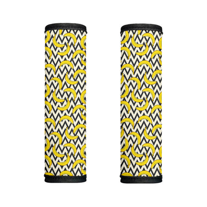 Zigzag Banana Pattern Print Handle Covers