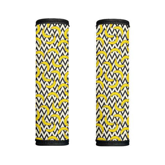 Zigzag Banana Pattern Print Handle Covers