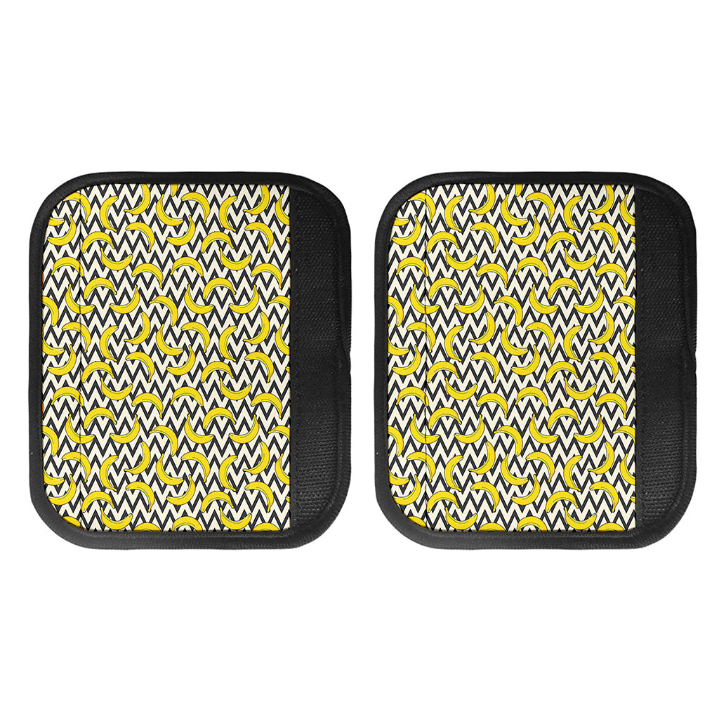 Zigzag Banana Pattern Print Handle Covers