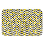 Zigzag Banana Pattern Print Indoor Door Mat