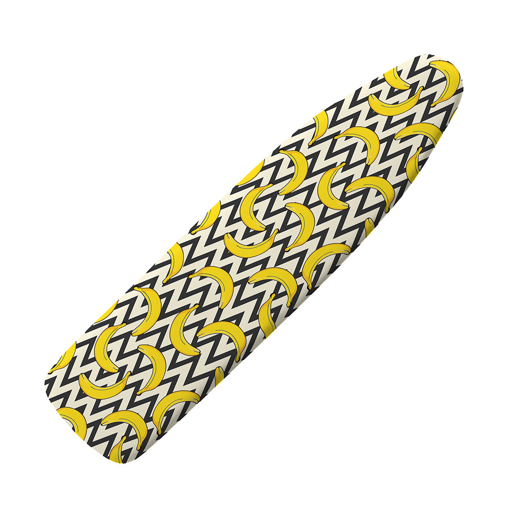 Zigzag Banana Pattern Print Ironing Board Cover