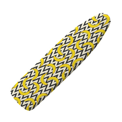 Zigzag Banana Pattern Print Ironing Board Cover