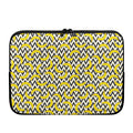 Zigzag Banana Pattern Print Laptop Sleeve