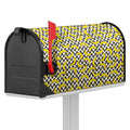 Zigzag Banana Pattern Print Mailbox Cover