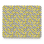 Zigzag Banana Pattern Print Mouse Pad