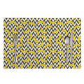 Zigzag Banana Pattern Print Placemat