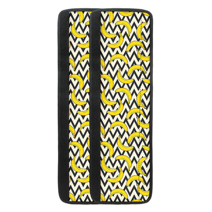 Zigzag Banana Pattern Print Refrigerator Handle Covers