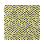 Zigzag Banana Pattern Print Silk Bandana