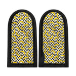 Zigzag Banana Pattern Print Skillet Handle Cover