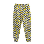 Zigzag Banana Pattern Print Sweatpants