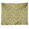 Zigzag Banana Pattern Print Tapestry