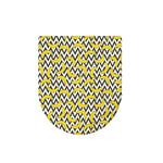Zigzag Banana Pattern Print Toilet Lid Cover